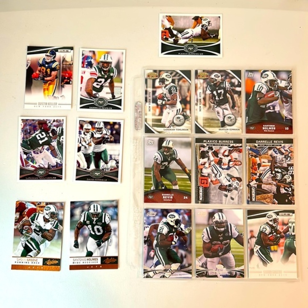 NFL- New York Jets Trading Cards